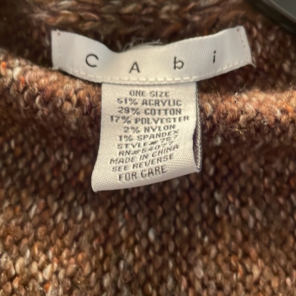 Cabi Ruffle Sweater Wrap - Picture 3 of 4